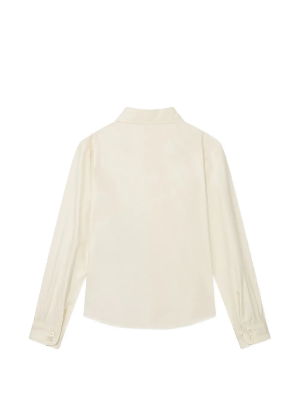 Emporio Armani Kids Popeline shirt Wit