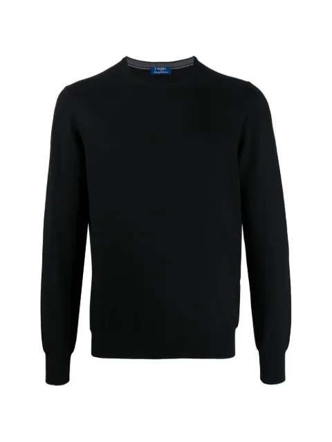 Barba jersey con cuello redondo