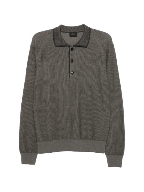 Brioni ribbed-knit long-sleeve sweater