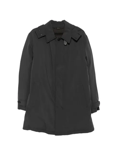 Brioni hooded button-up coat
