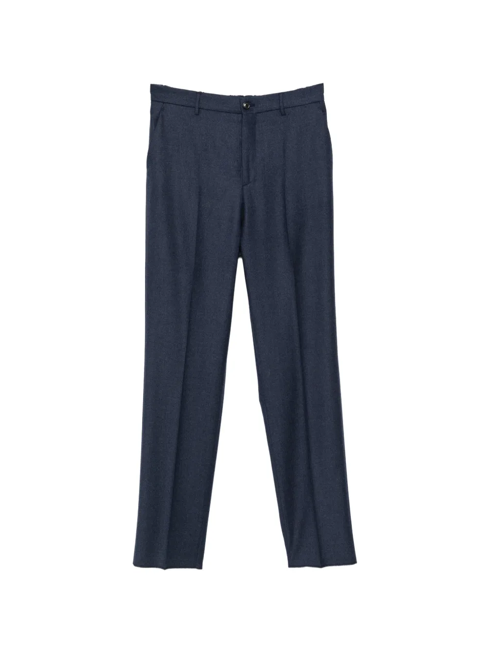 ETRO pressed-crease elasticated-waistband trousers Blauw