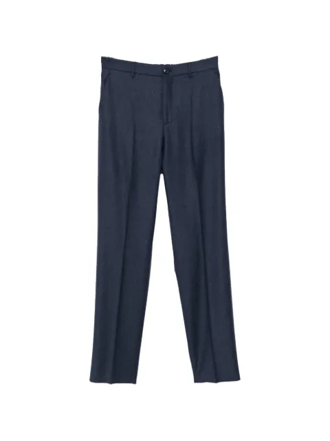 ETRO pressed-crease elasticated-waistband trousers