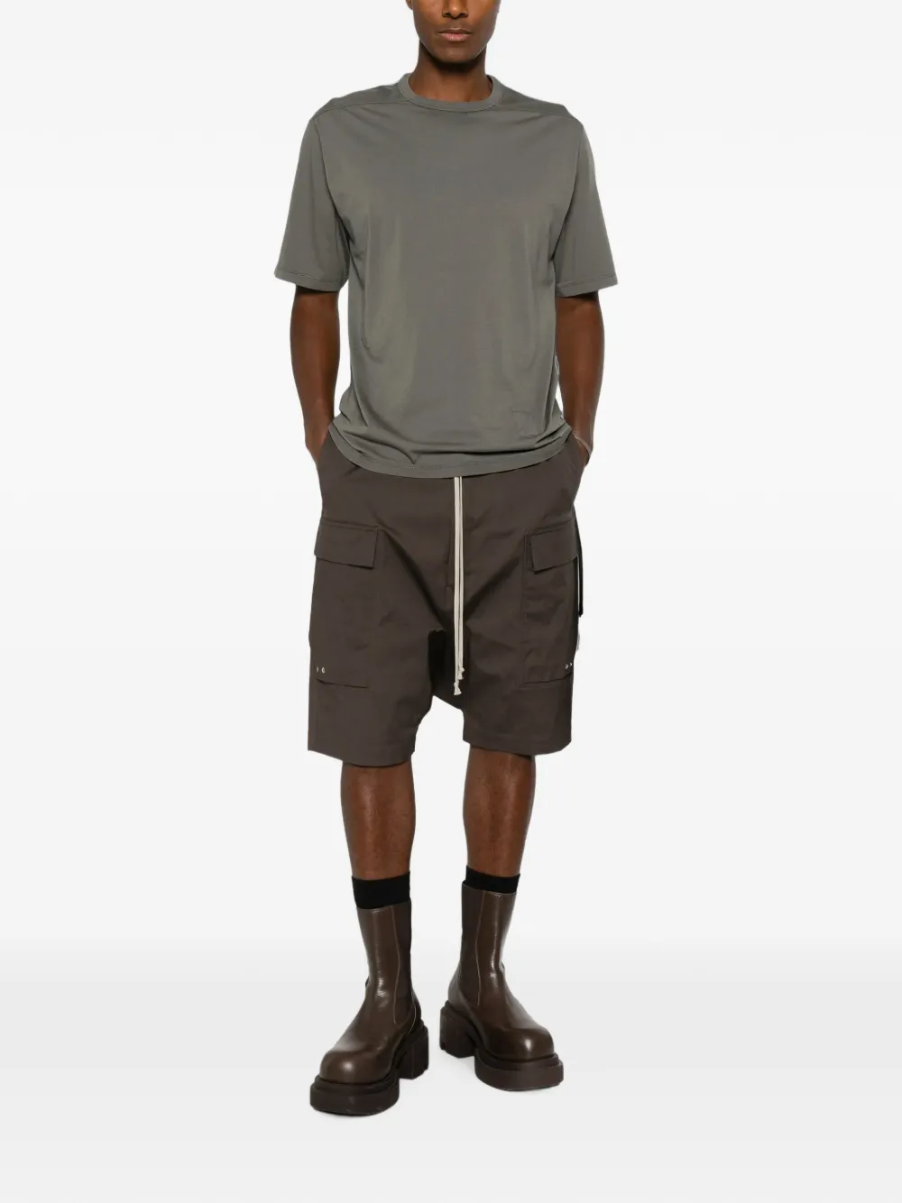 Rick Owens DRKSHDW Brad T-shirt Grijs
