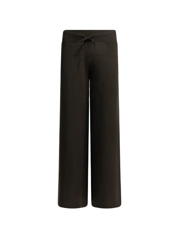 Lisa Yang Sofi Drawstring-waist Cashmere Trousers in Brown