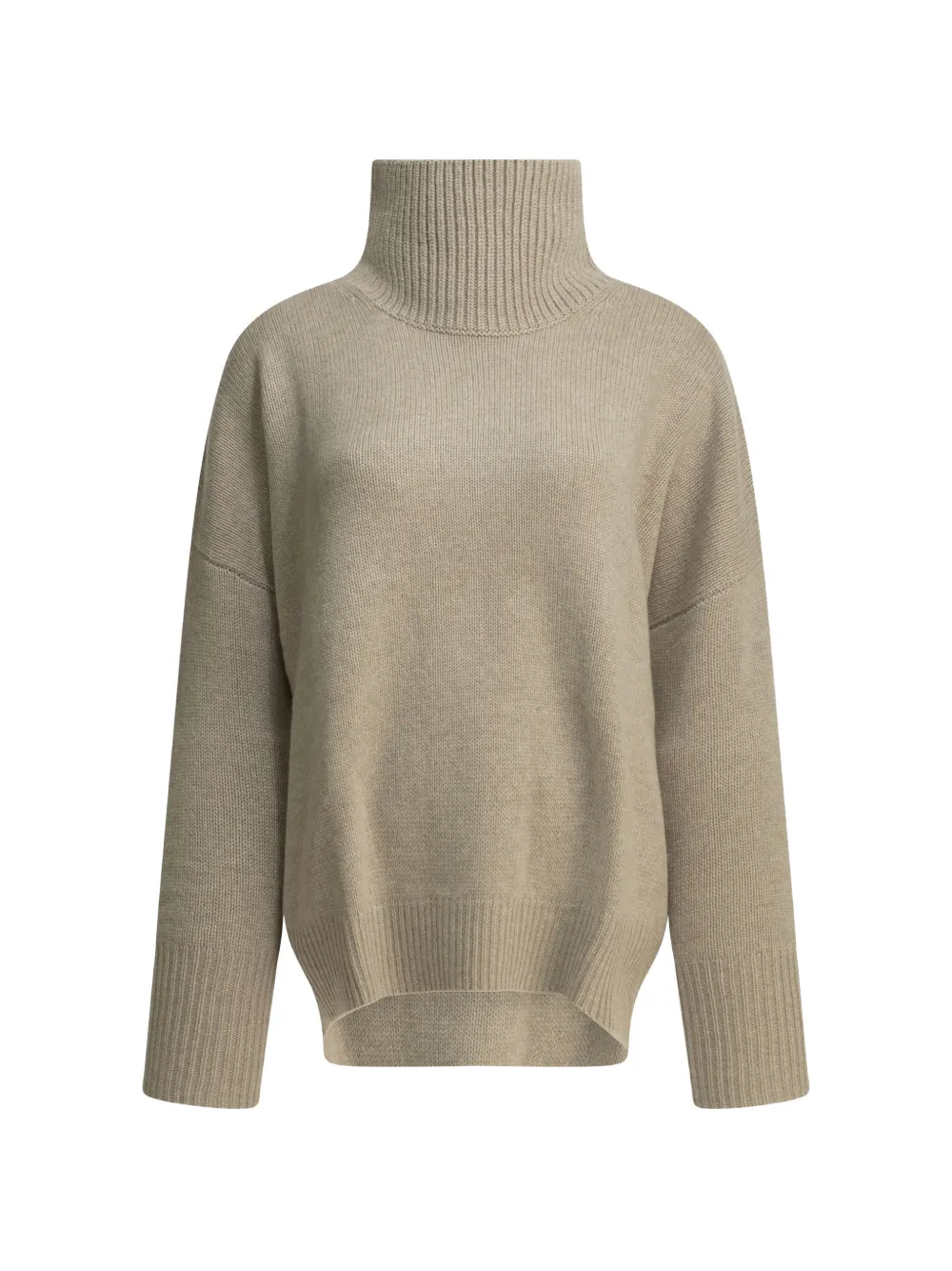 Lisa Yang Heidi ribbed roll-neck sweater - Toni neutri