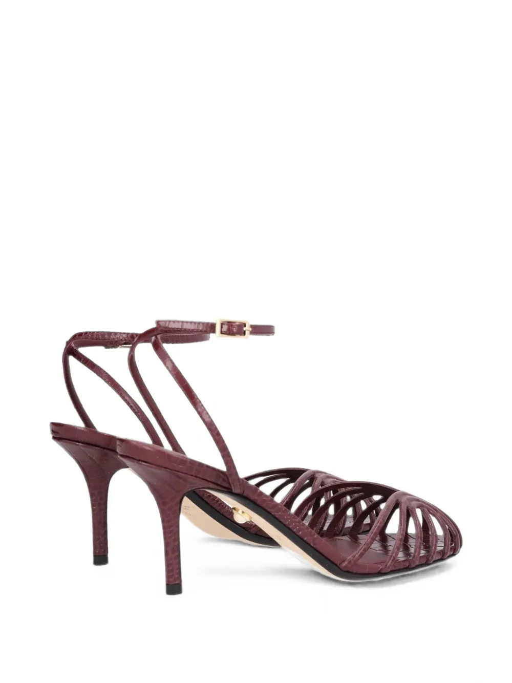 Alevì Lizard cage sandals Rood