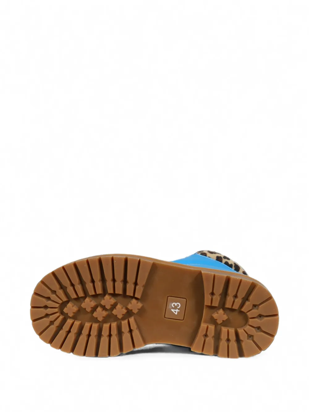 PDF Strada Low leopard-print boots Blauw