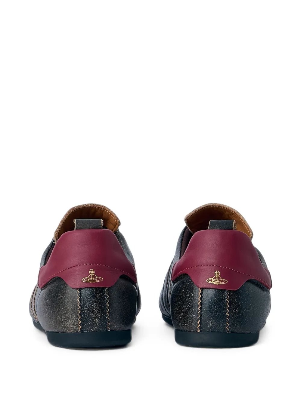 Vivienne Westwood Drunken leather sneakers Zwart