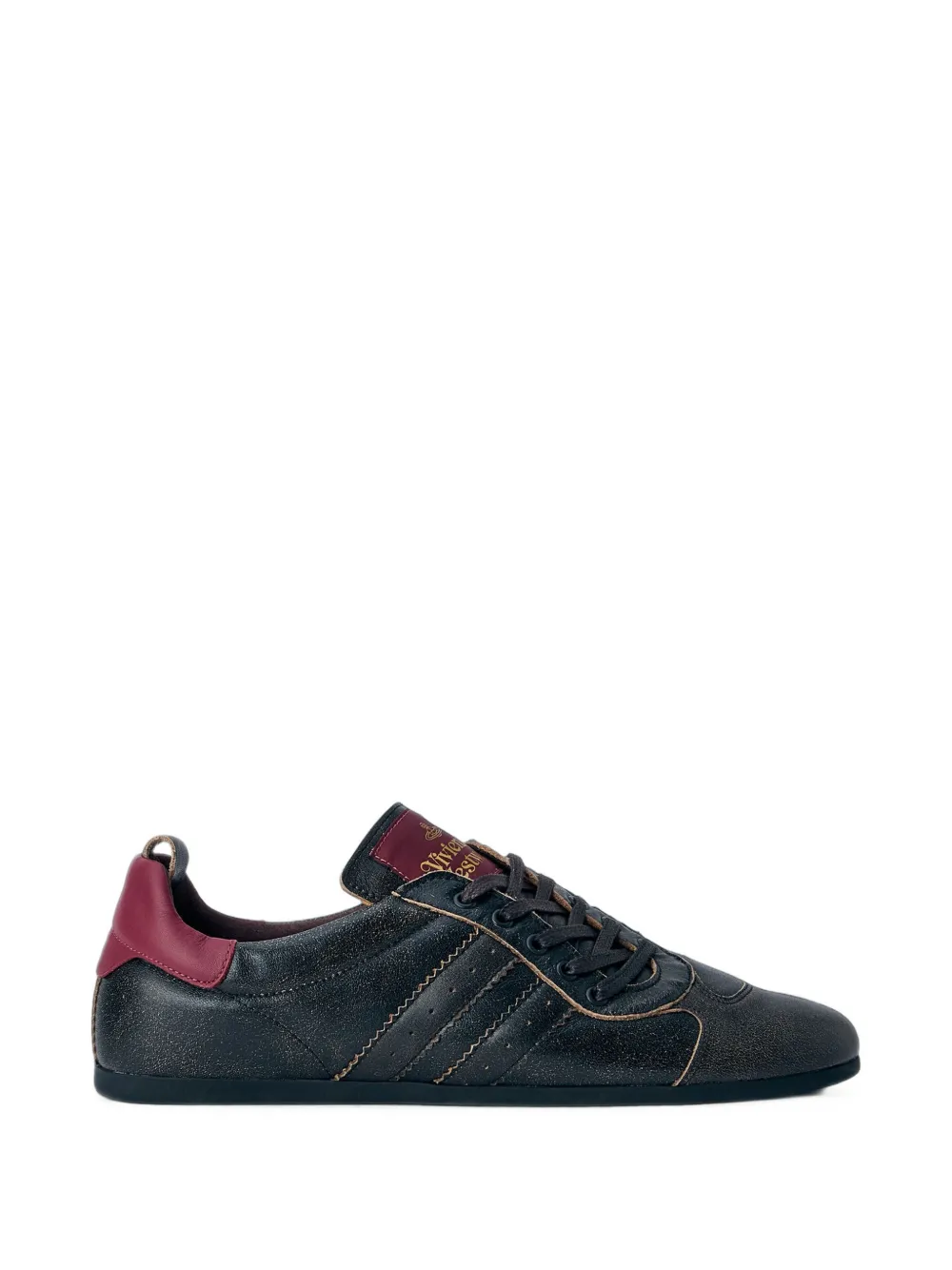 Vivienne Westwood Drunken leather sneakers Zwart