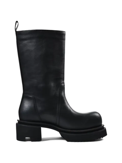 Rick Owens Bogun 皮质机车靴