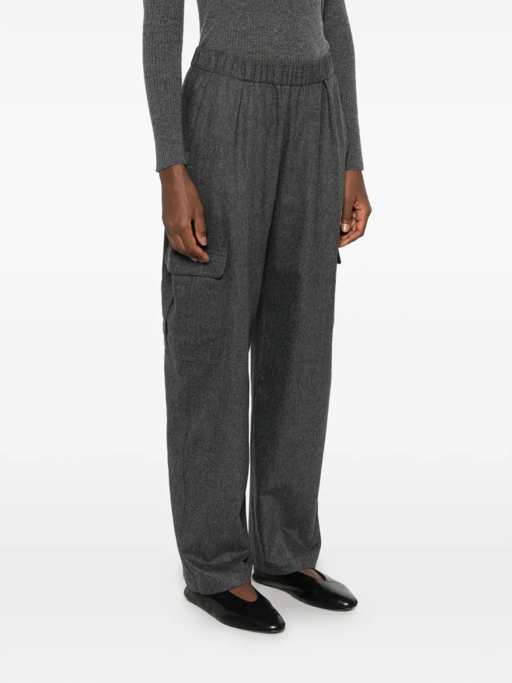 Fabiana Filippi elasticated cargo pants Grijs