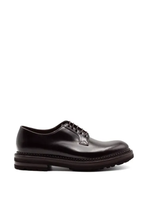 Green George lug-sole Derby shoes