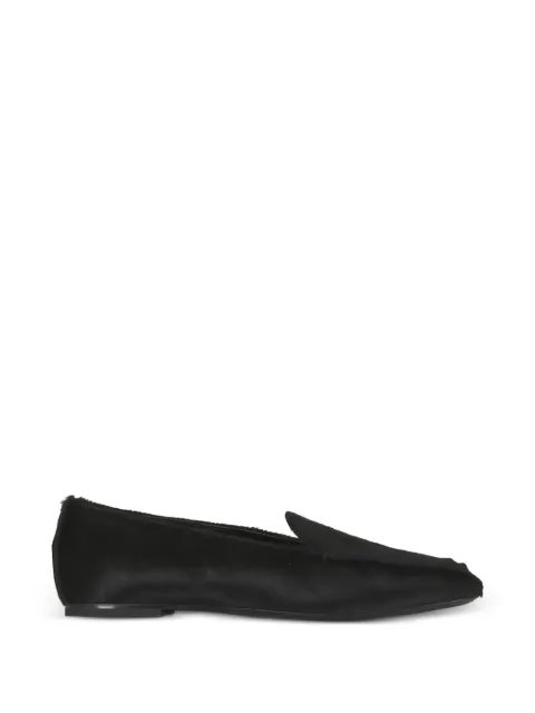 AGL pony-skin effect square-toe loafers
