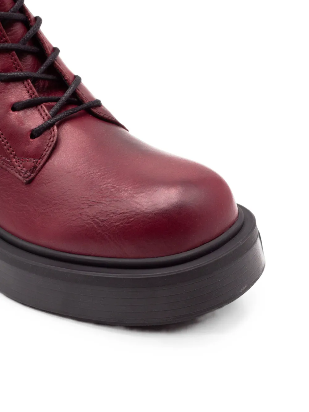 Vic Matie lace-up leather ankle boots Rood