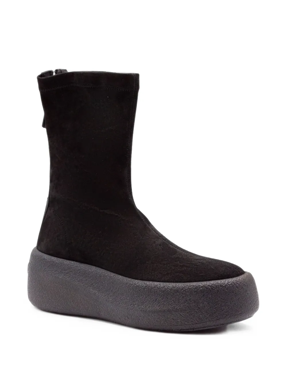 Vic Matie F04 Creppy platform ankle boots Zwart