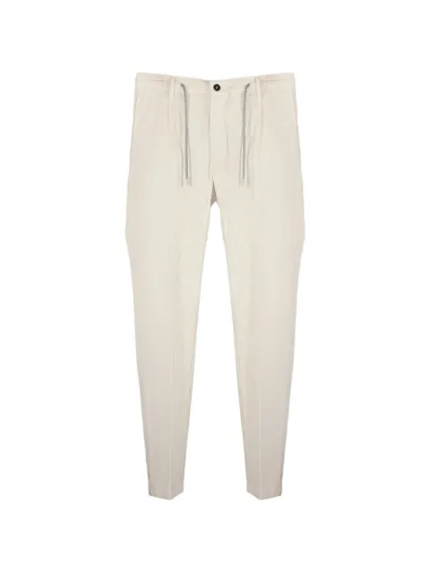 Eleventy ribbed drawstring trousers