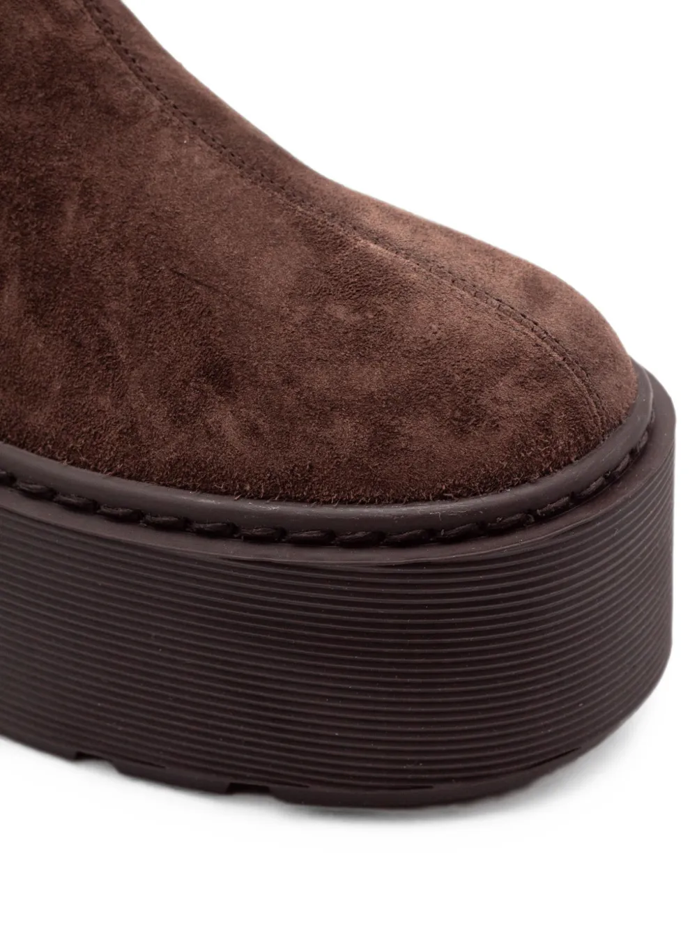 Vic Matie F20 Zeppa wedge suede ankle boots Bruin