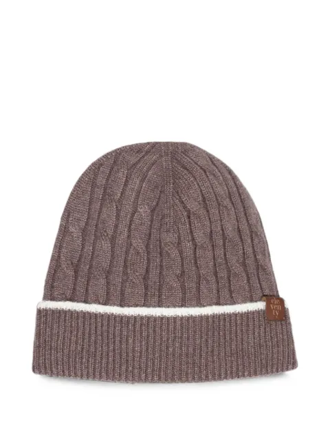 Eleventy cable-knit beanie hat