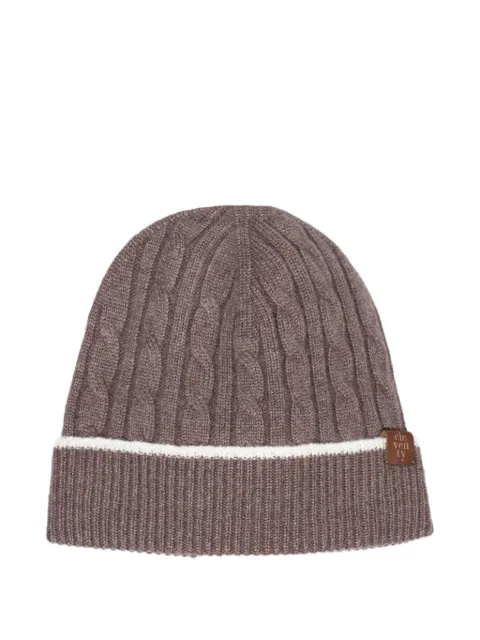 Eleventy cable-knit beanie hat