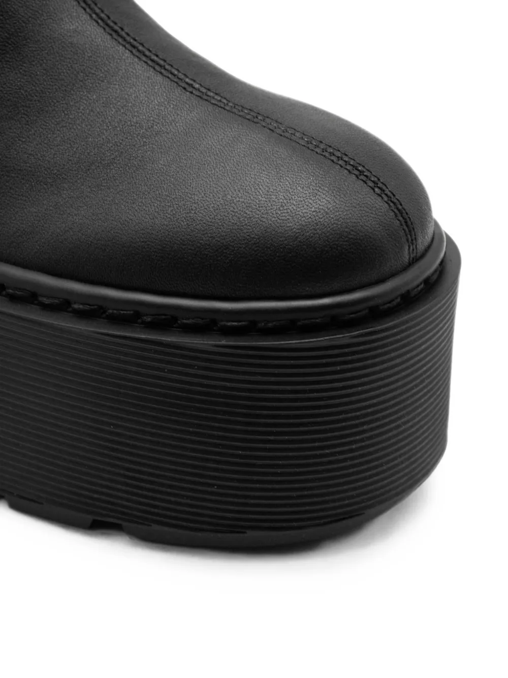 Vic Matie platform leather ankle boots Zwart