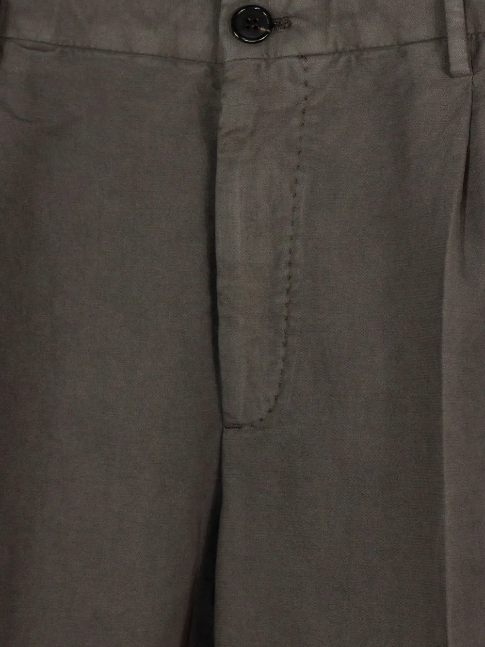 Incotex Twill plooibroek Grijs