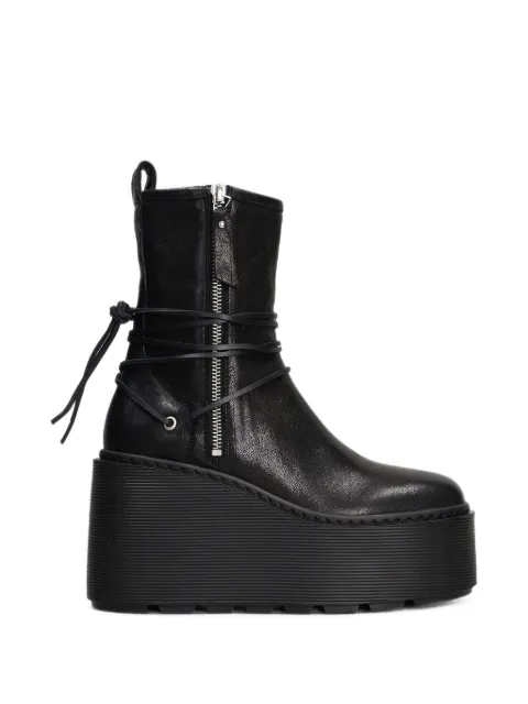 Vic Matie Rock wrap-around platform ankle boots