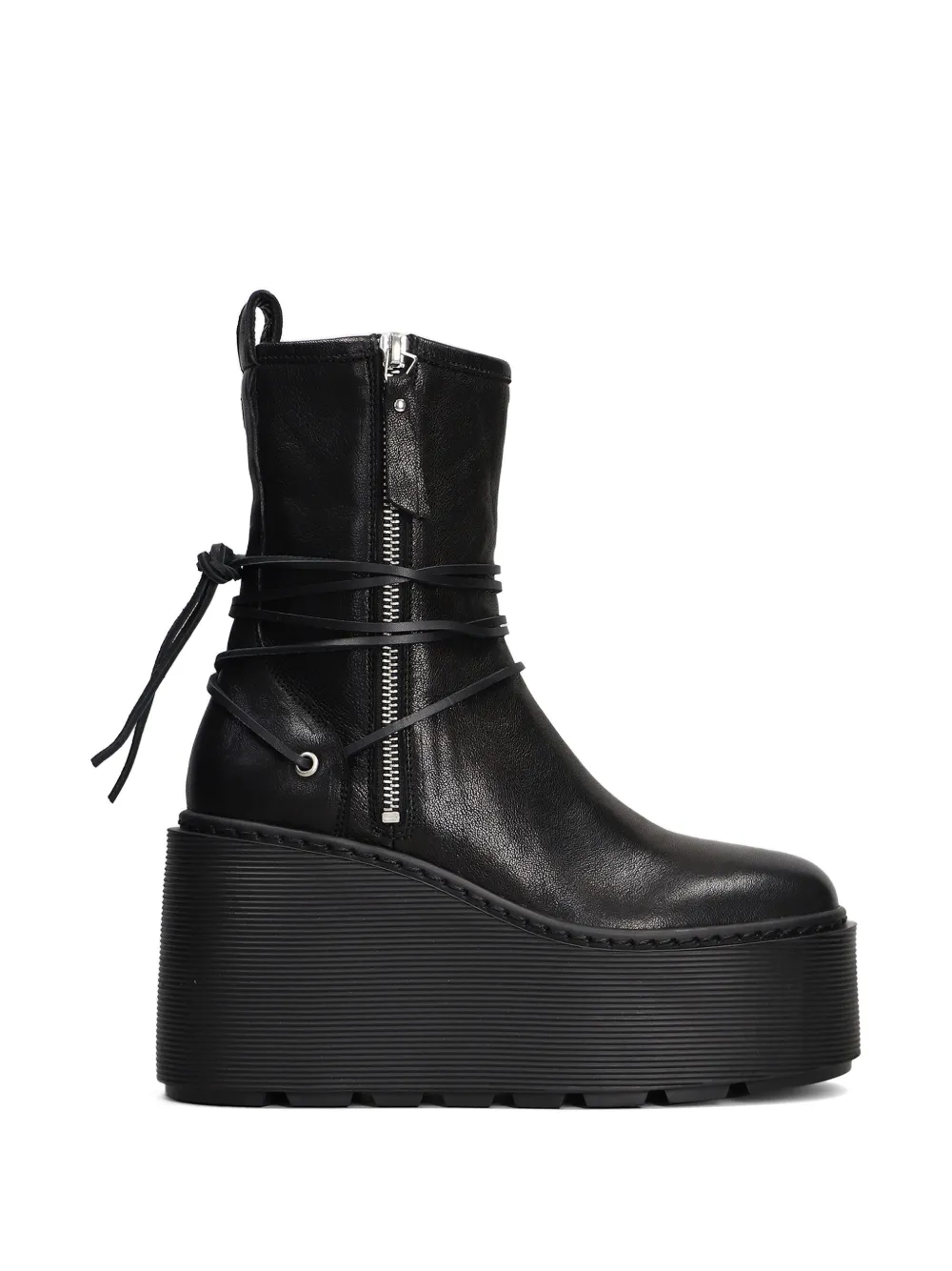 Vic Matie Rock wrap-around platform ankle boots