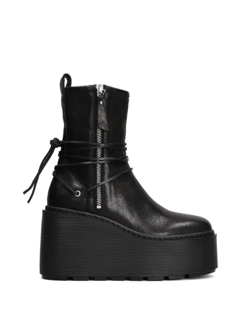 Vic Matie Rock wrap-around platform ankle boots