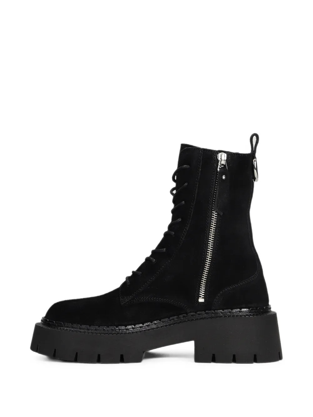 Vic Matie lace-up platform ankle boots Zwart