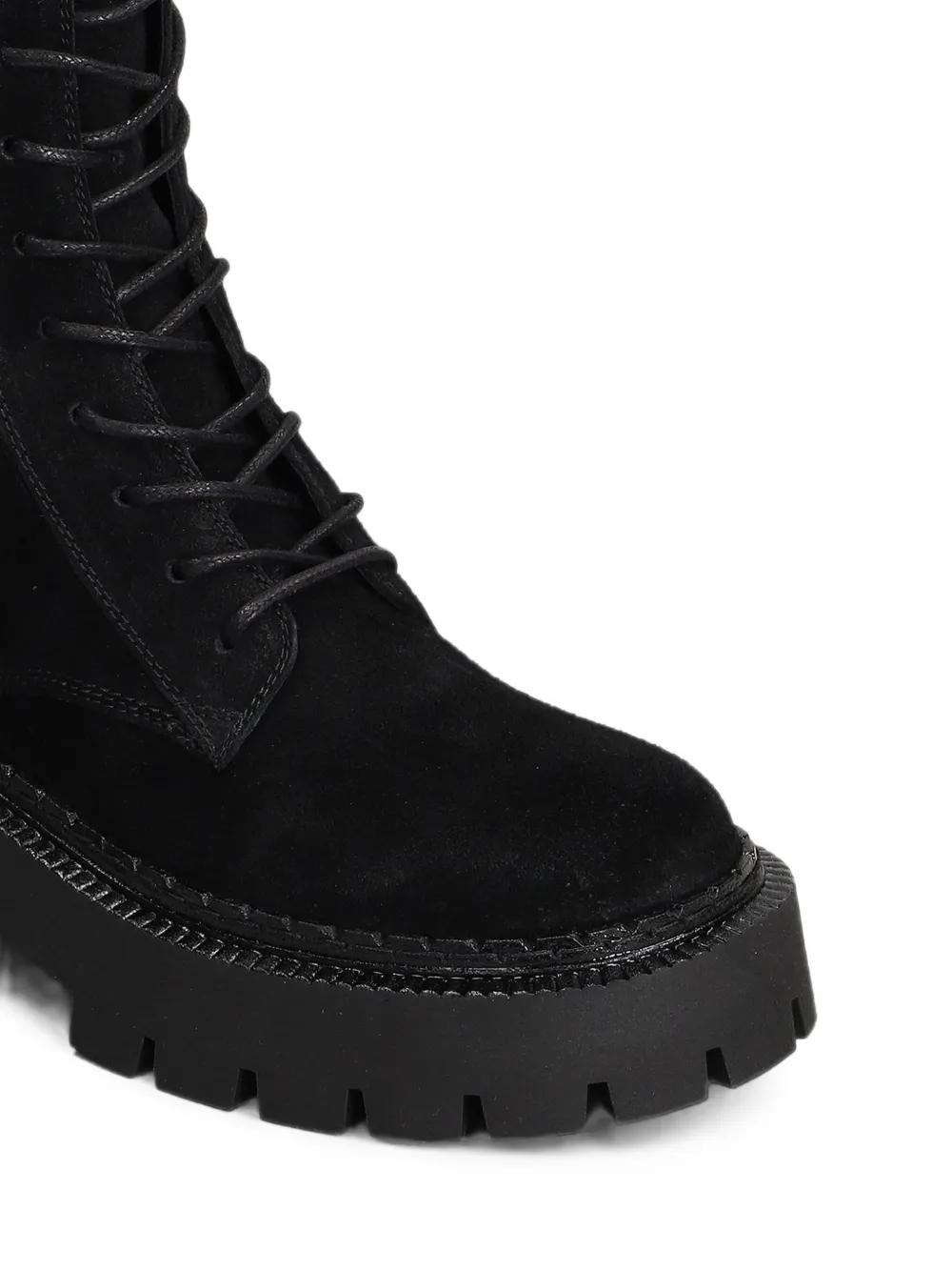 Vic Matie lace-up platform ankle boots Zwart
