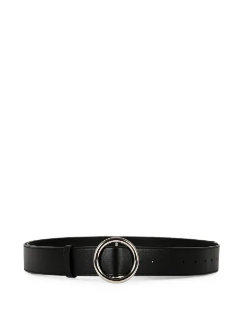 Givenchy round-buckle leather belt