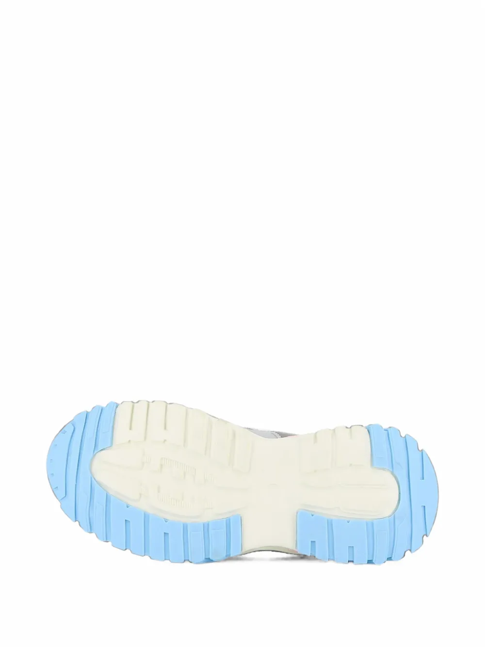Billieblush panelled metallic-finish sneakers Zilver