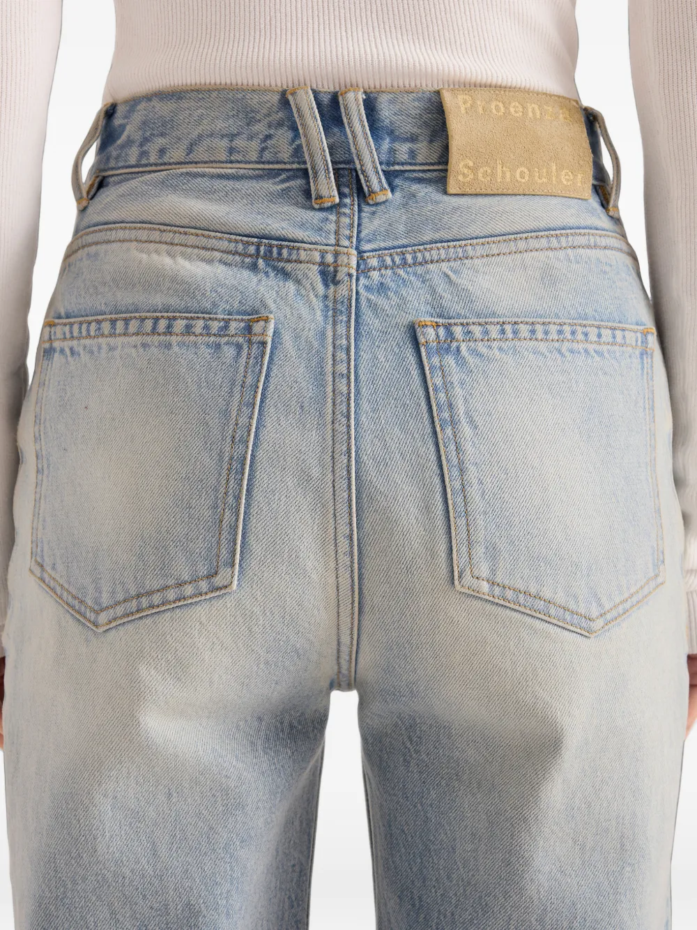 Proenza Schouler Tabetha denim jeans Blauw