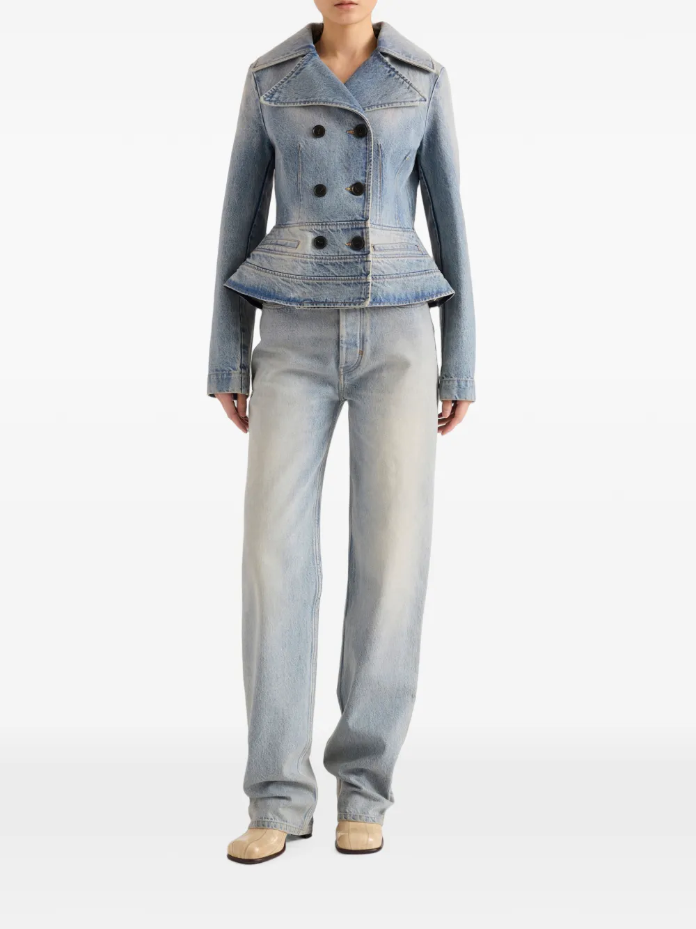 Proenza Schouler Tabetha denim jeans Blauw