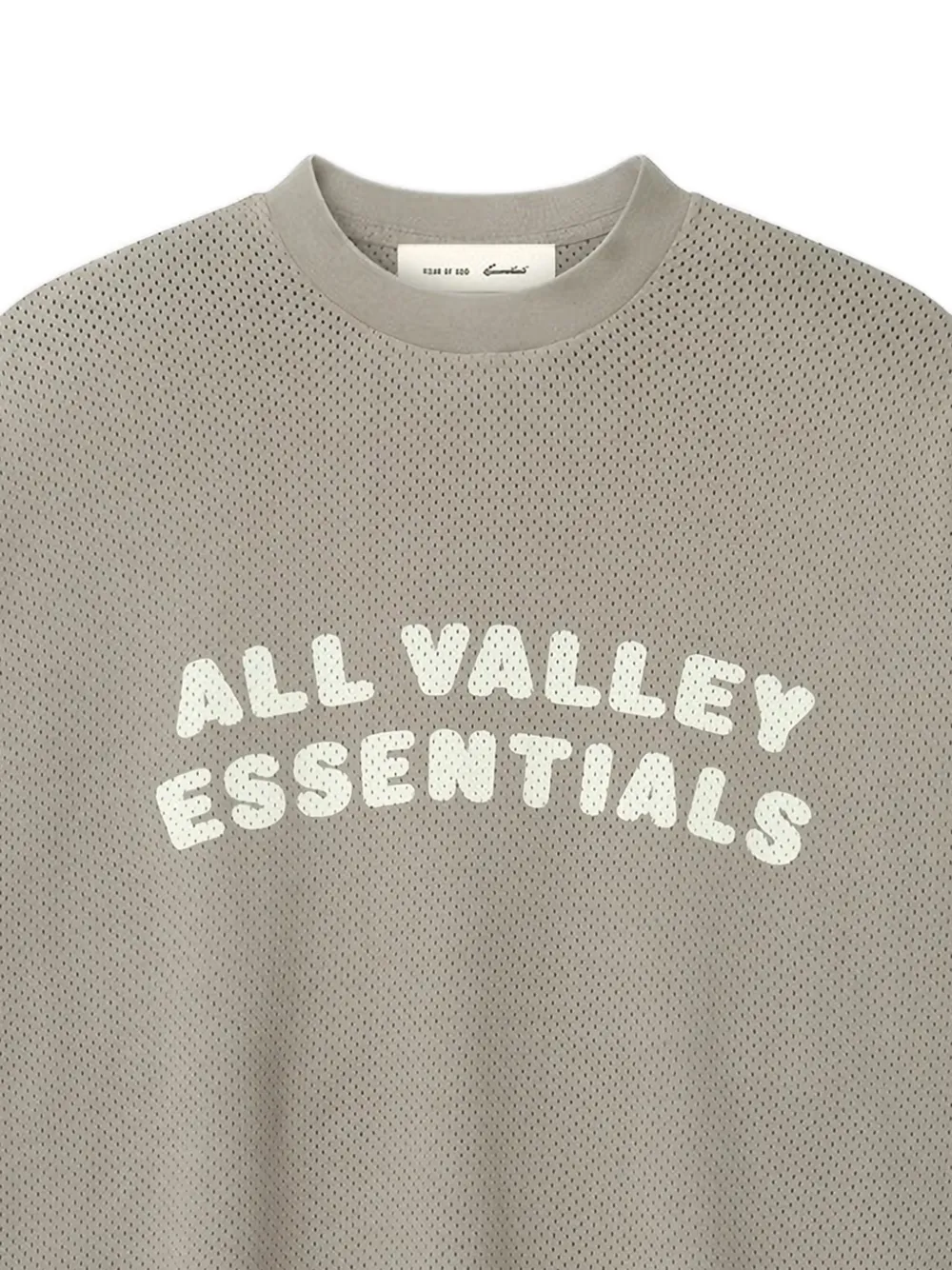 FEAR OF GOD ESSENTIALS Merch mesh T-shirt Grijs