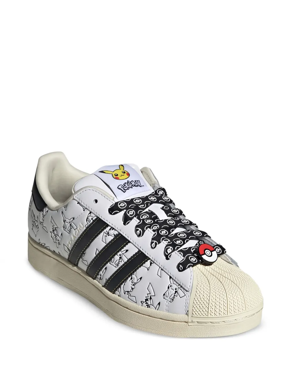 adidas x Pokémon Pikachu Superstar sneakers Wit