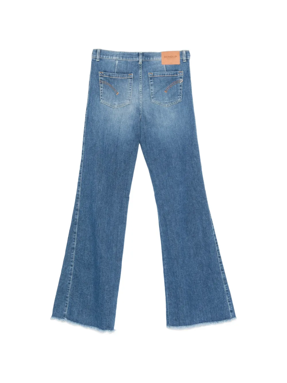 DONDUP KIDS Flaire gerafelde flared jeans Blauw