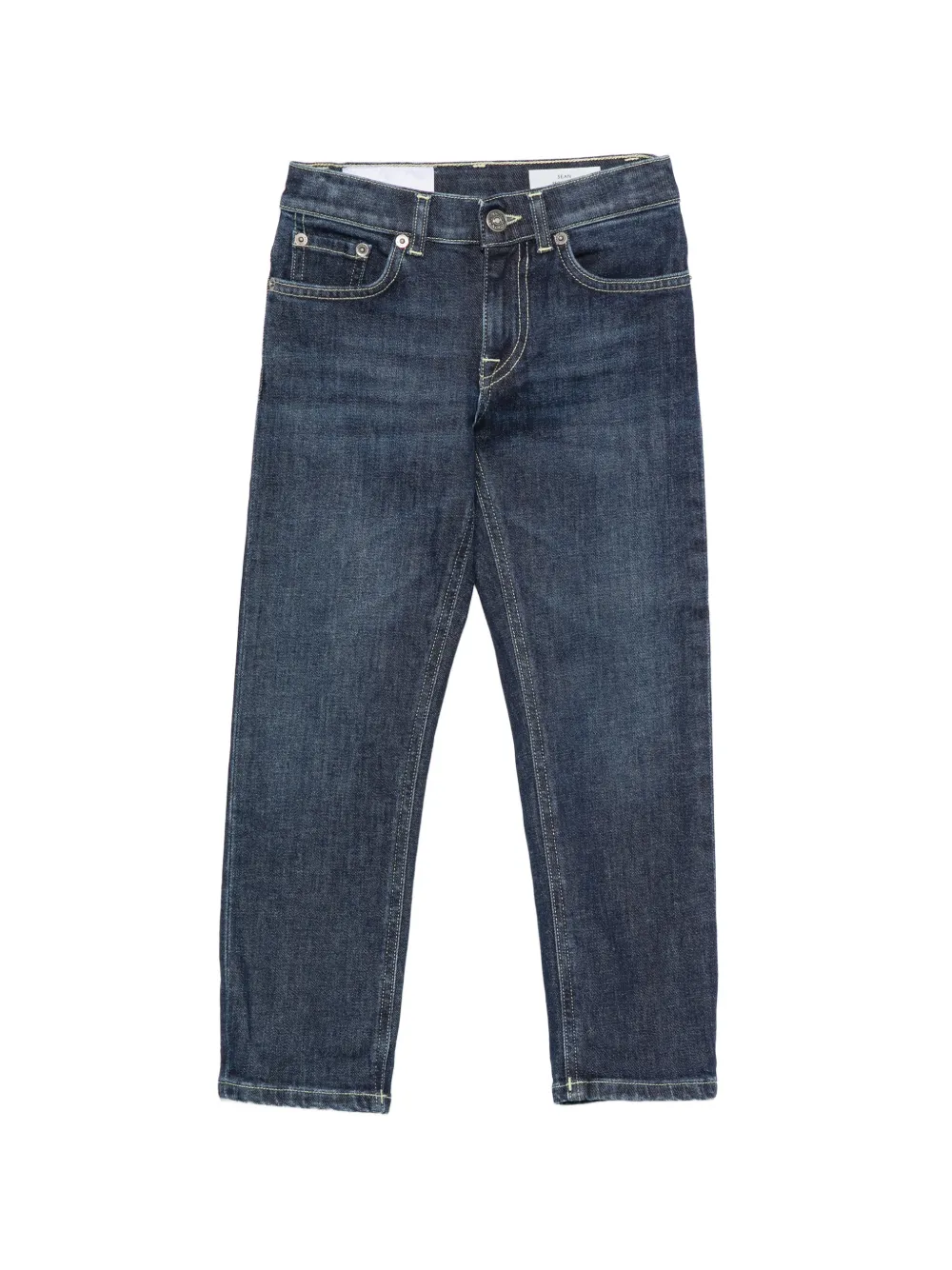Dondup Kids' Sean Straight-leg Jeans In Blue