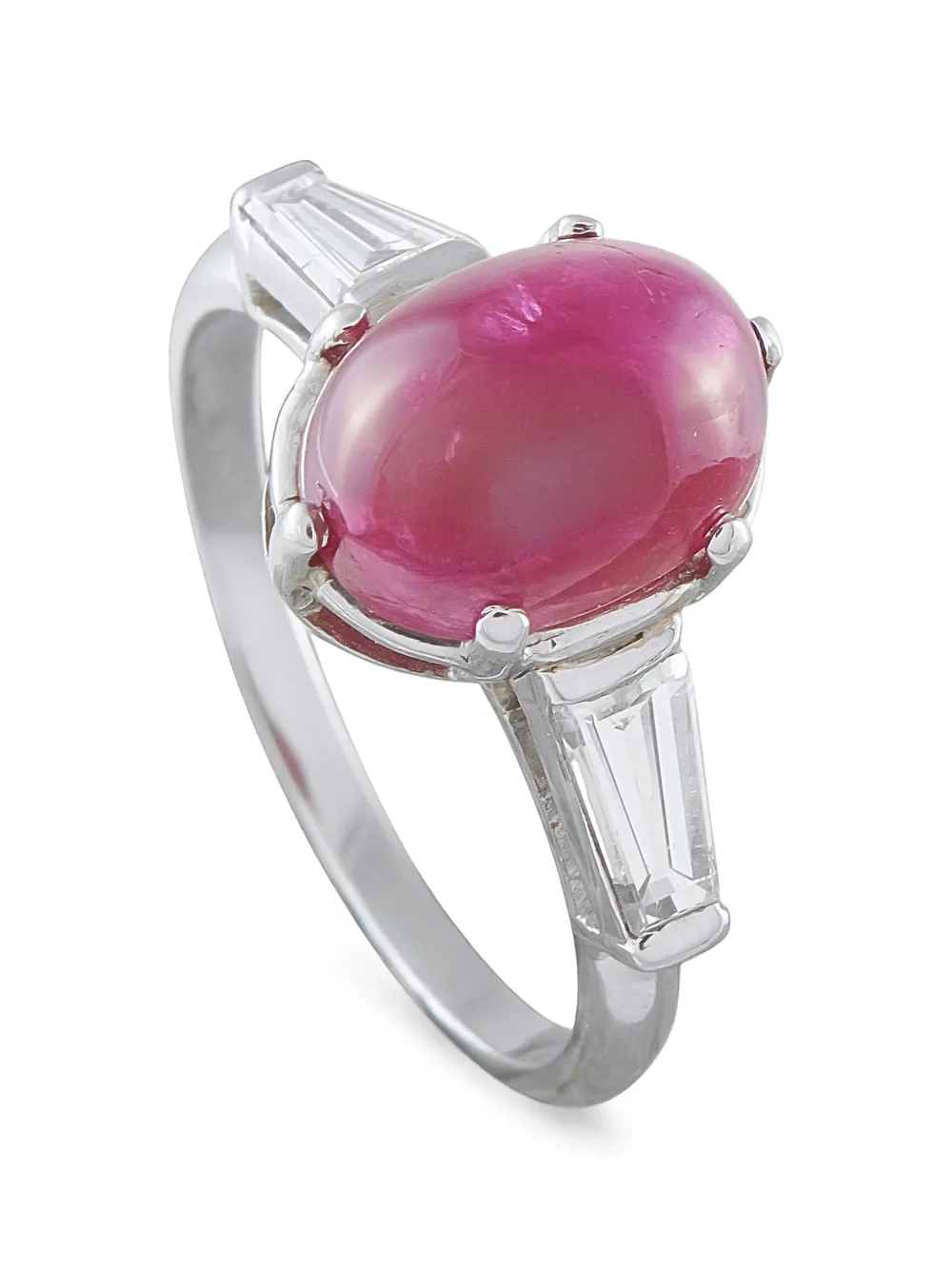 LB Exclusive Art-Deco ruby and diamond ring - Argento