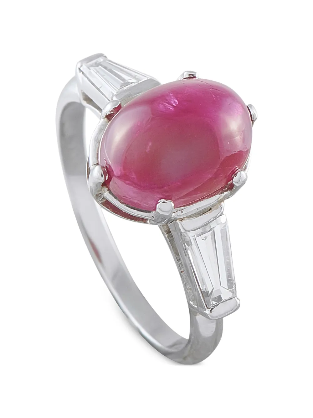 LB Exclusive Art-Deco ruby and diamond ring - Argento