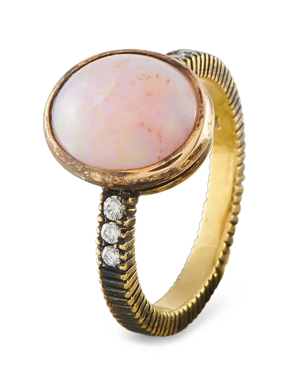 LB Exclusive opal and diamond ring - Oro