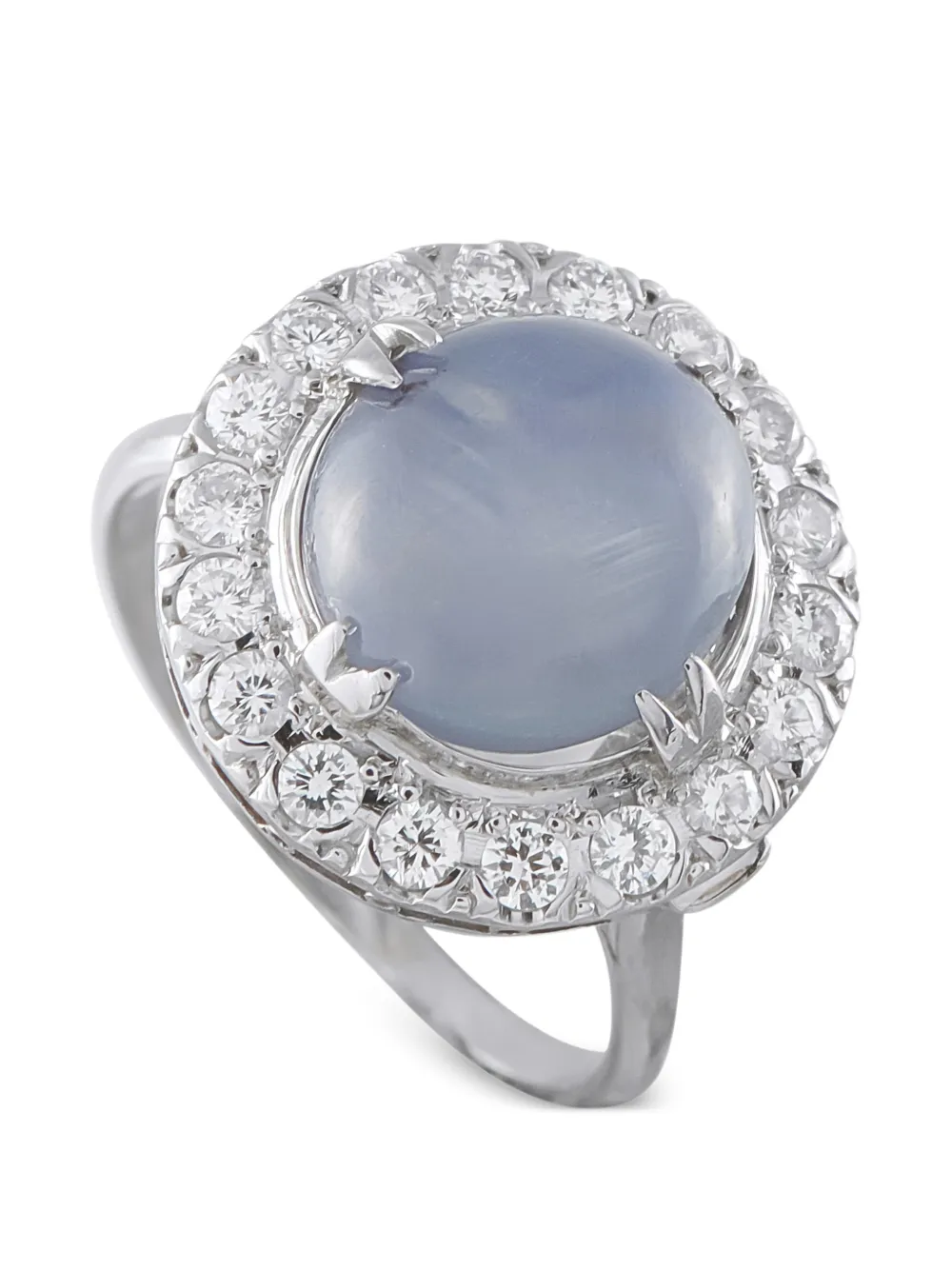 LB Exclusive Stern-Ring mit Diamant und Saphir - Silber