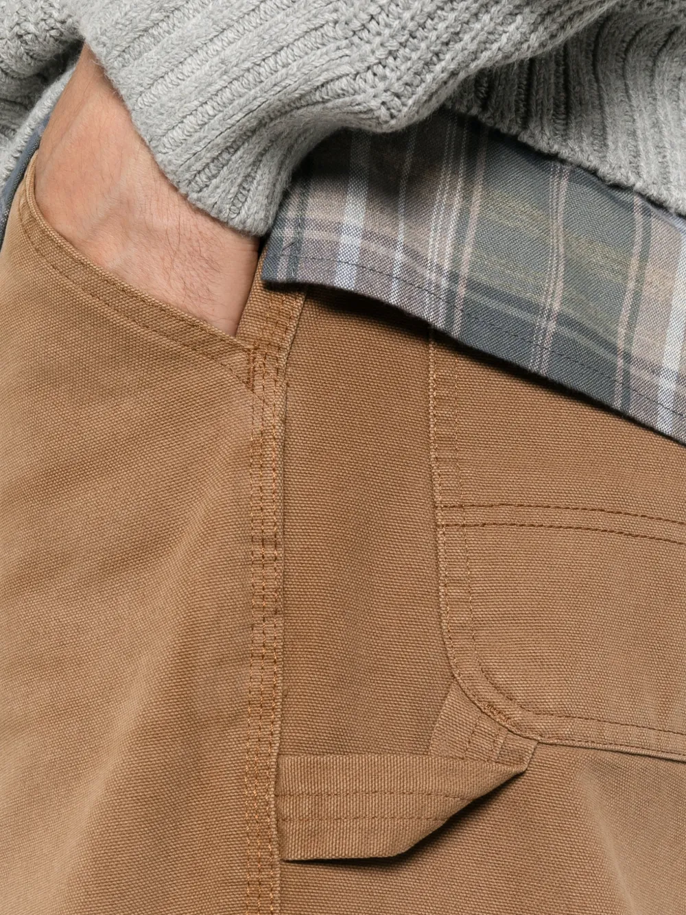 Carhartt WIP Trainingsbroek van biologisch katoen Bruin