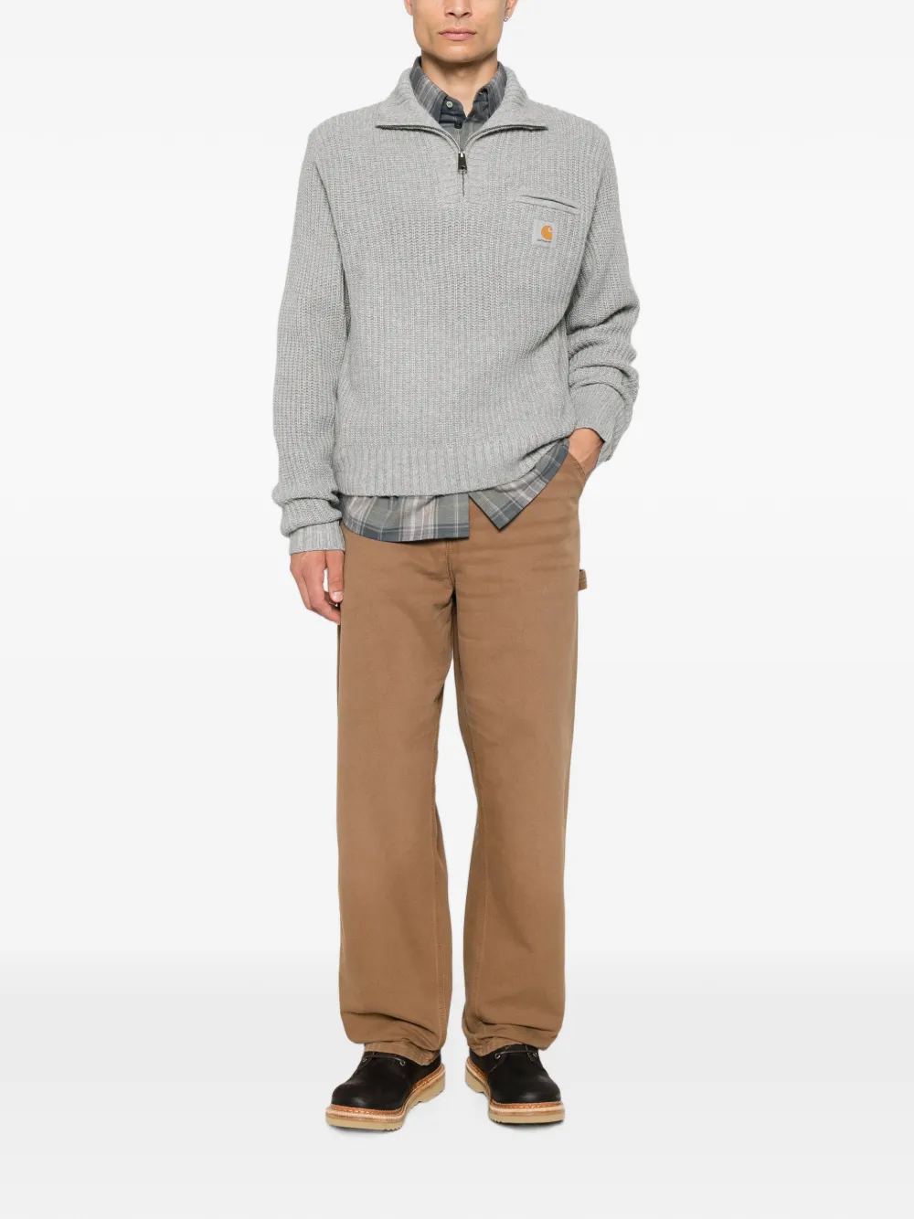 Carhartt WIP Trainingsbroek van biologisch katoen Bruin