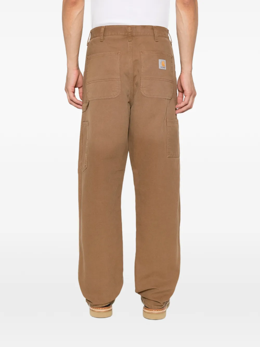 Carhartt WIP Trainingsbroek van biologisch katoen Bruin