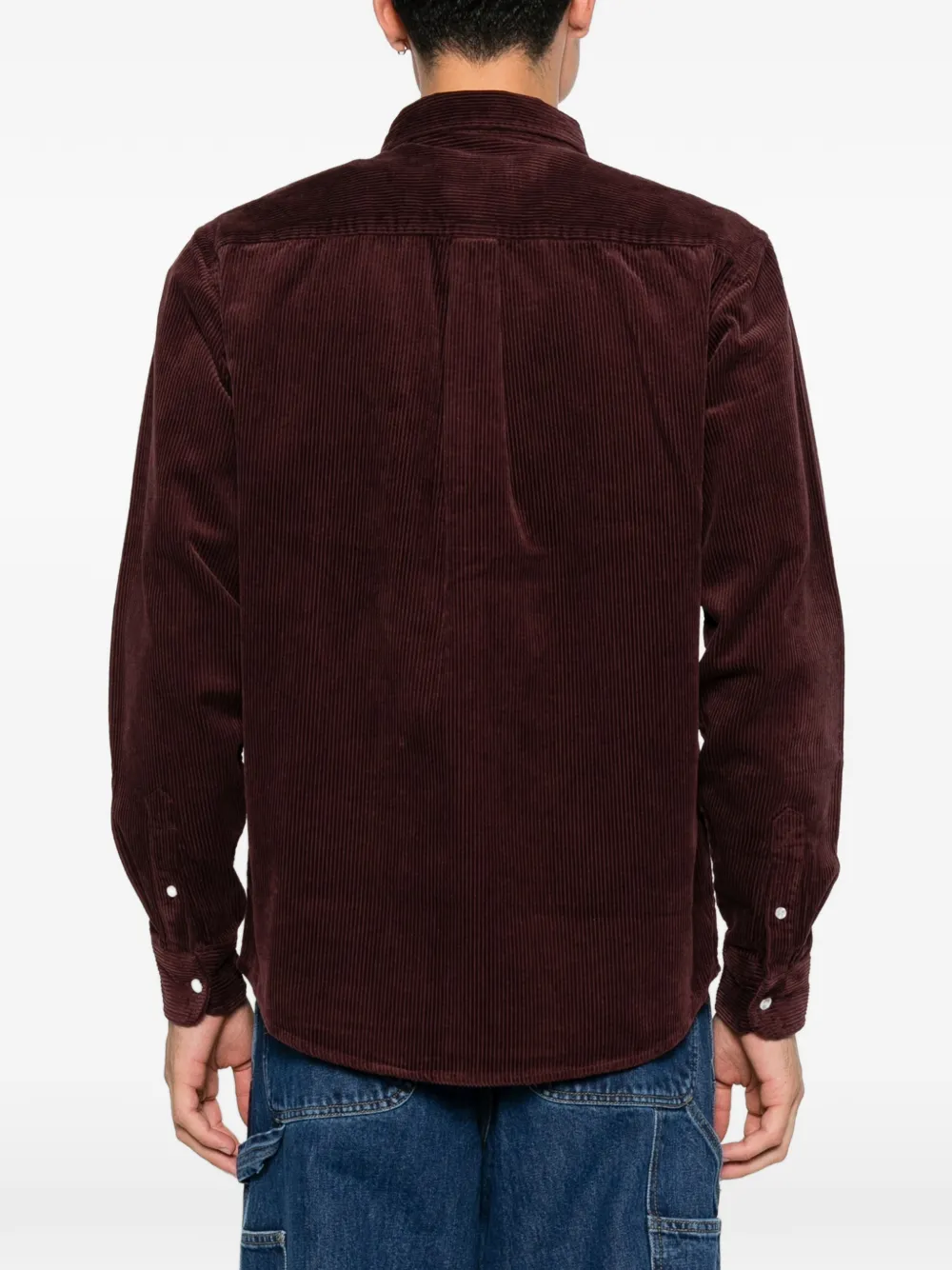 Carhartt WIP Ribfluwelen overhemd Paars