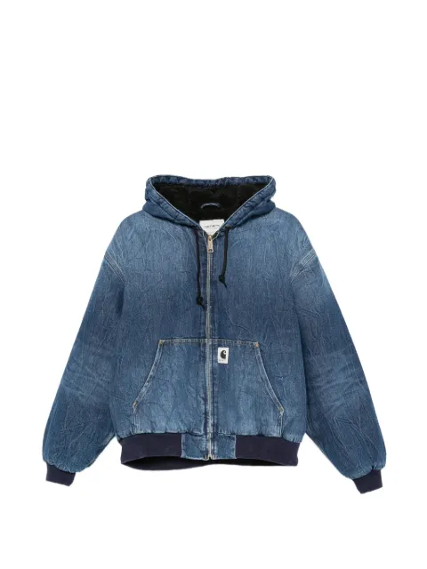 Carhartt WIP W' OG hooded zip-up denim jacket