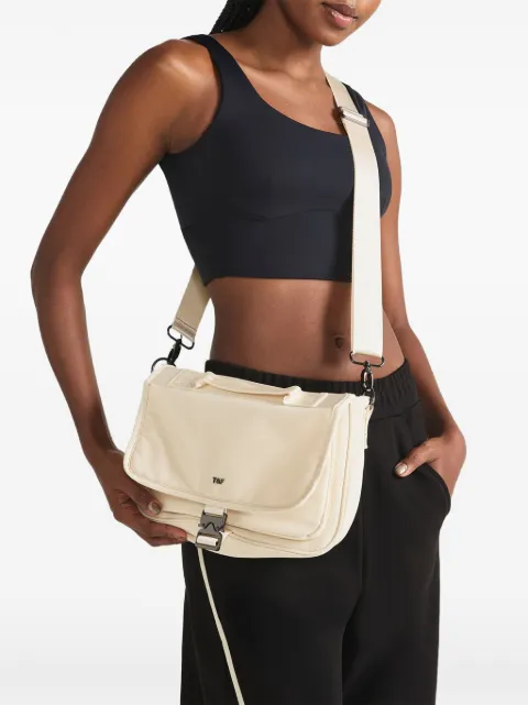 Track & Field Bolsa tote texturizada com fechamento por fivela