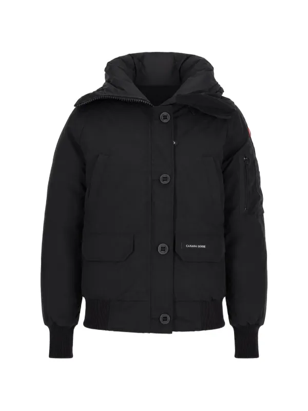 Canada Goose Chilliwack Hooded Bomber Jacket in Black