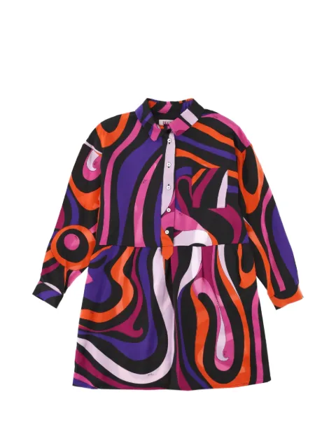 PUCCI Junior long-sleeve dress